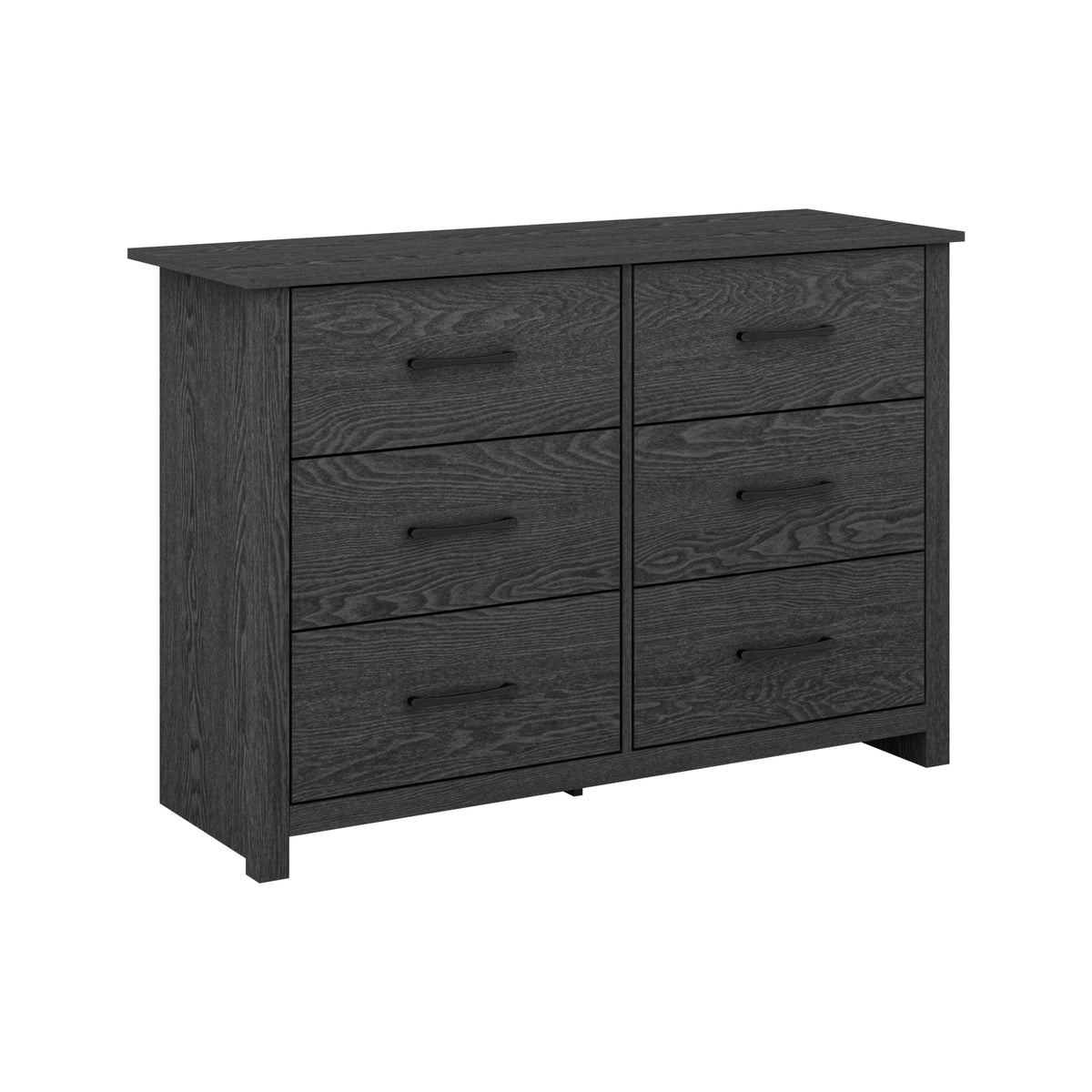 GALANO 3+3 Drawer Double Dresser with Interlocking Drawers