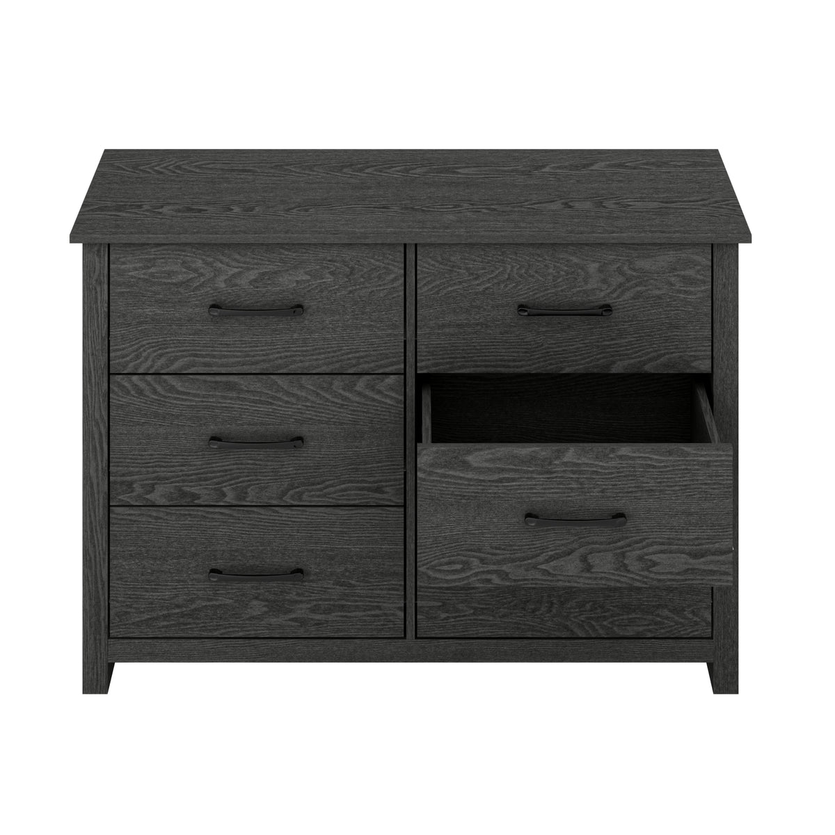GALANO 3+3 Drawer Double Dresser with Interlocking Drawers