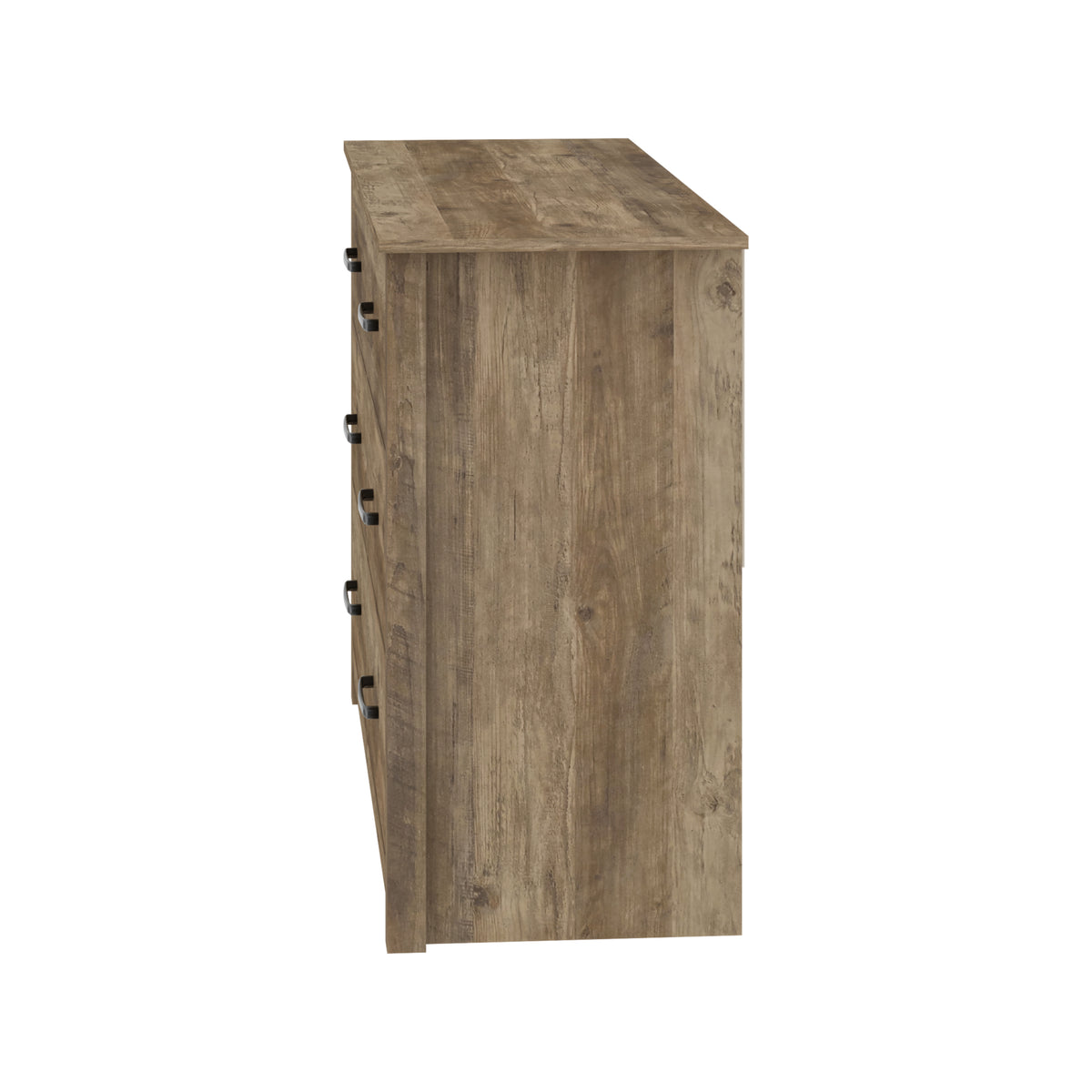 GALANO 3+3 Drawer Double Dresser with Interlocking Drawers