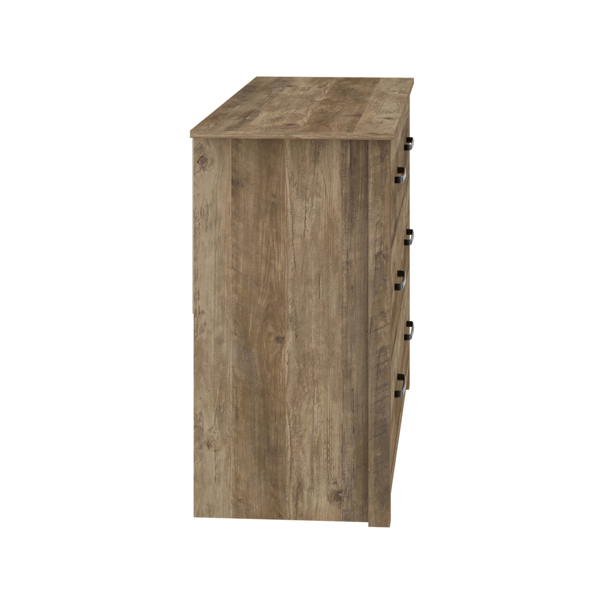 GALANO 3+3 Drawer Double Dresser with Interlocking Drawers