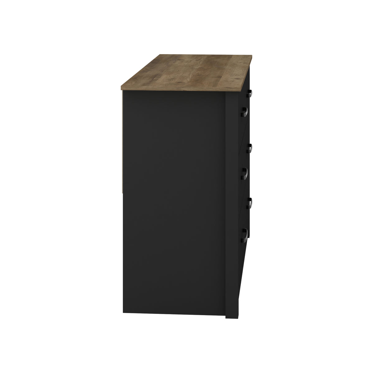 GALANO 3+3 Drawer Double Dresser with Interlocking Drawers