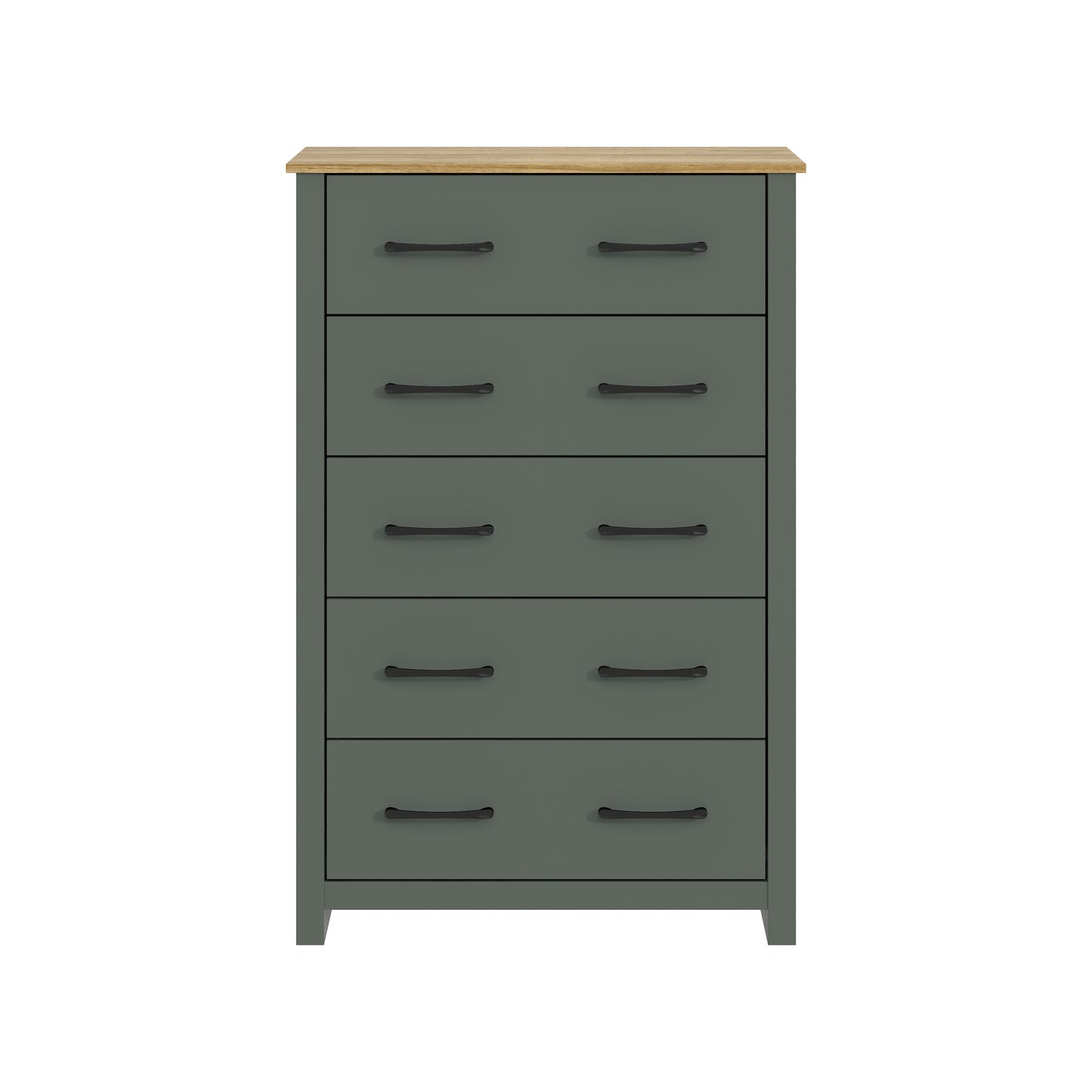 Galano 5-Drawer Dresser with Interlock Safety 31.1" W × 16.3" D × 46.7" H