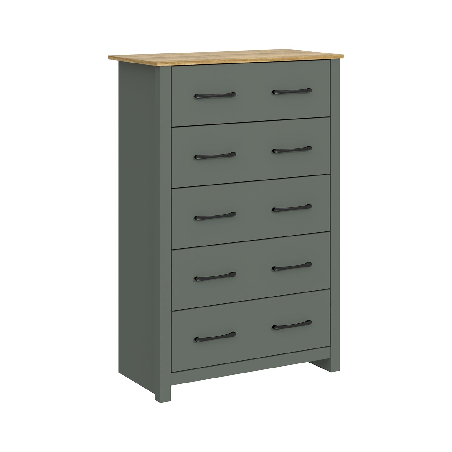Galano 5-Drawer Dresser with Interlock Safety 31.1" W × 16.3" D × 46.7" H