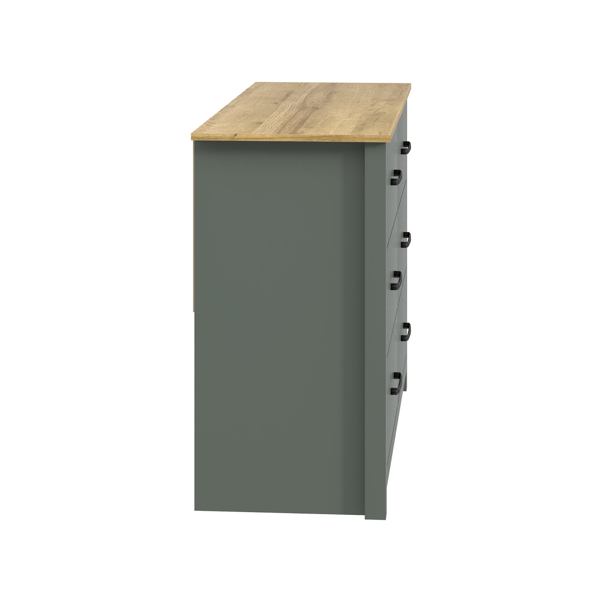GALANO 3+3 Drawer Double Dresser with Interlocking Drawers