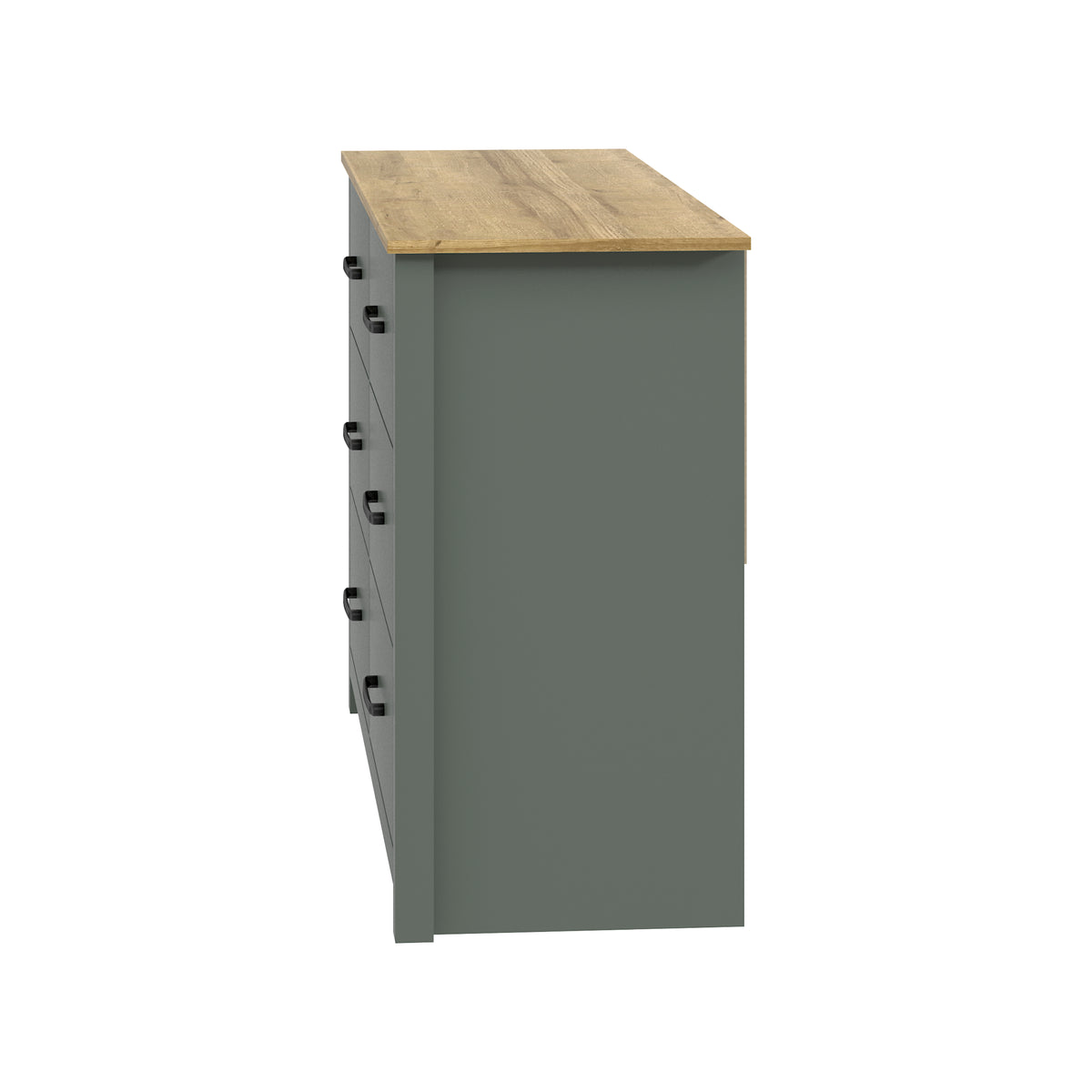 GALANO 3+3 Drawer Double Dresser with Interlocking Drawers