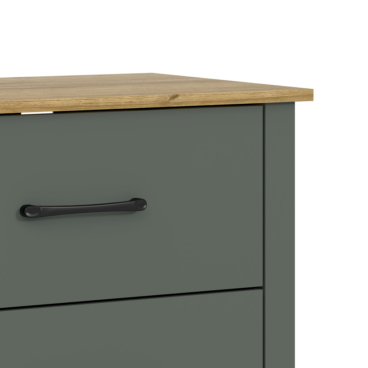 GALANO 3+3 Drawer Double Dresser with Interlocking Drawers