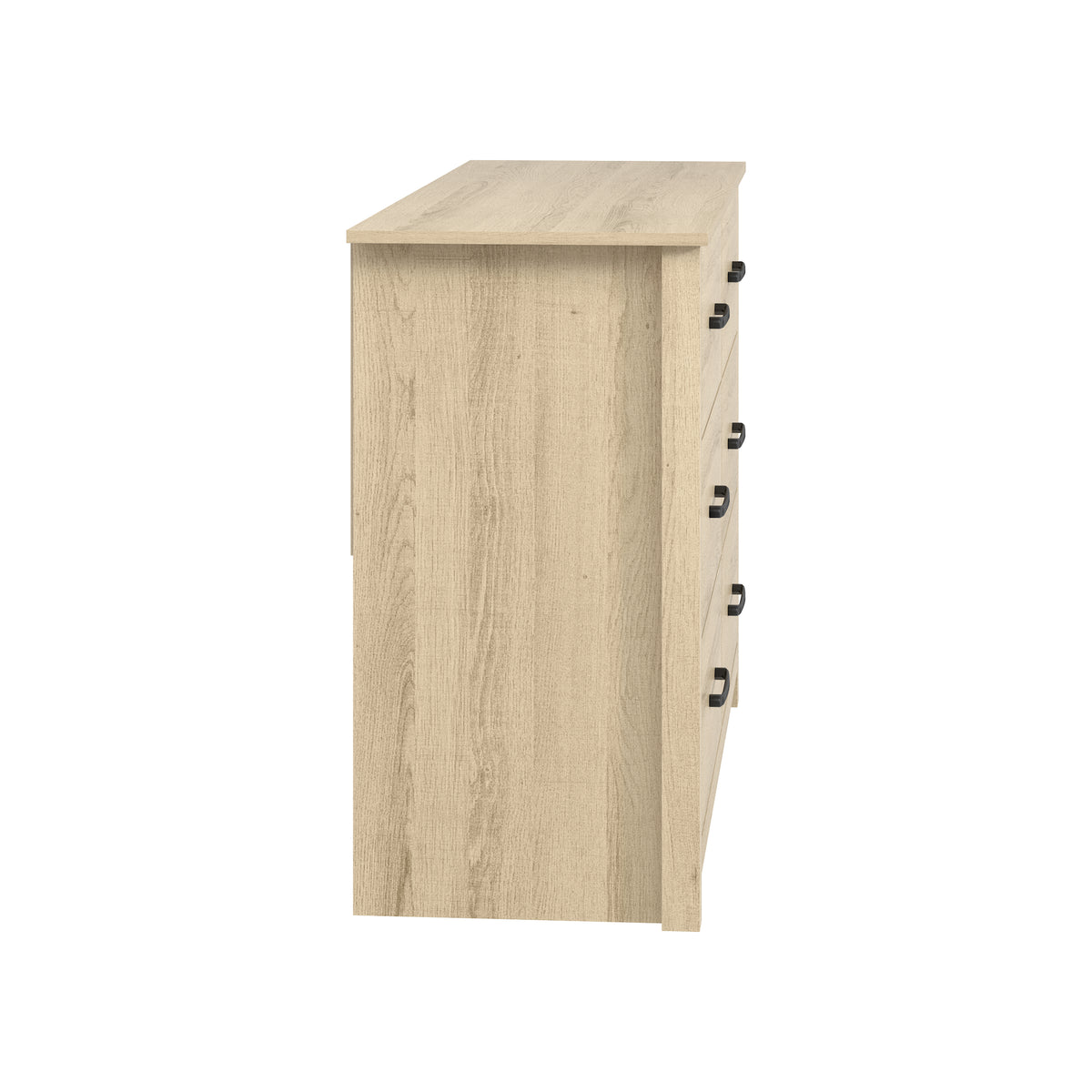 GALANO 3+3 Drawer Double Dresser with Interlocking Drawers