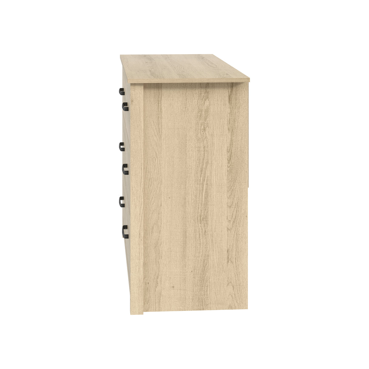 GALANO 3+3 Drawer Double Dresser with Interlocking Drawers