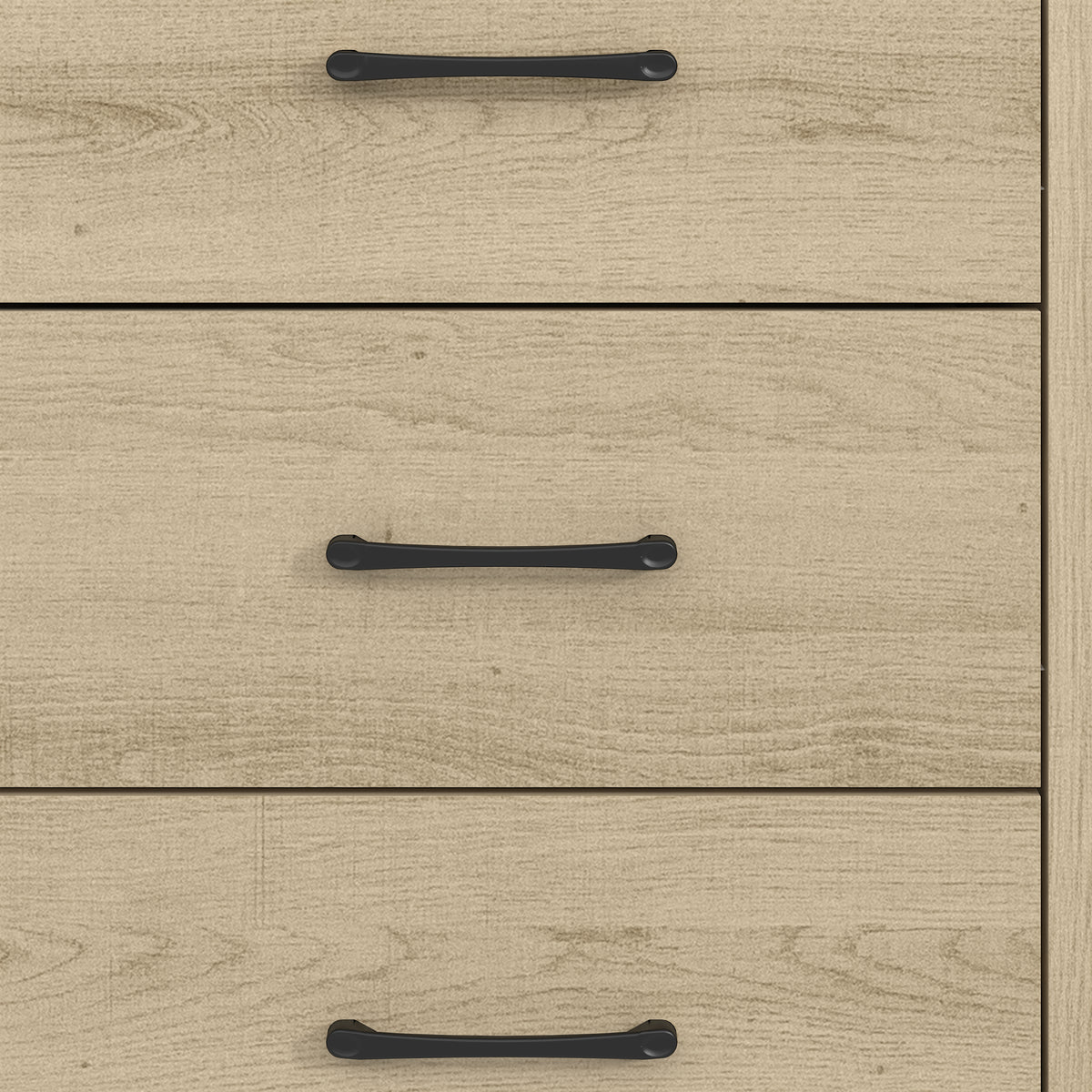 GALANO 3+3 Drawer Double Dresser with Interlocking Drawers