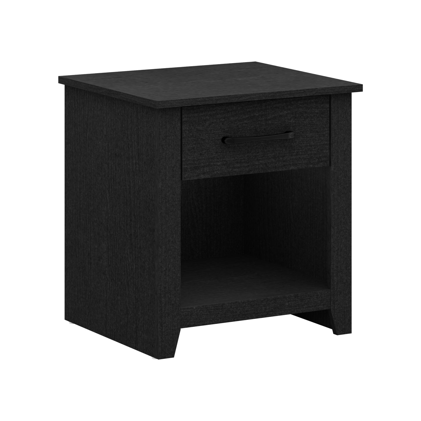 Galano Modern 1-Drawer Nightstand with Open Storage (Set of 2) 18.9" W × 16.5" D × 20.3" H