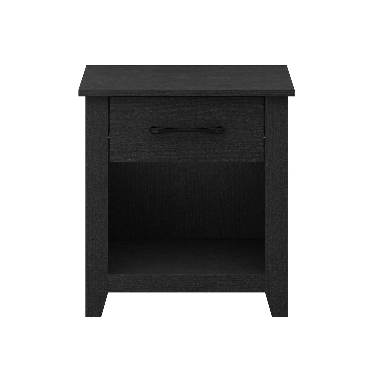Galano Modern 1-Drawer Nightstand with Open Storage (Set of 2) 18.9" W × 16.5" D × 20.3" H
