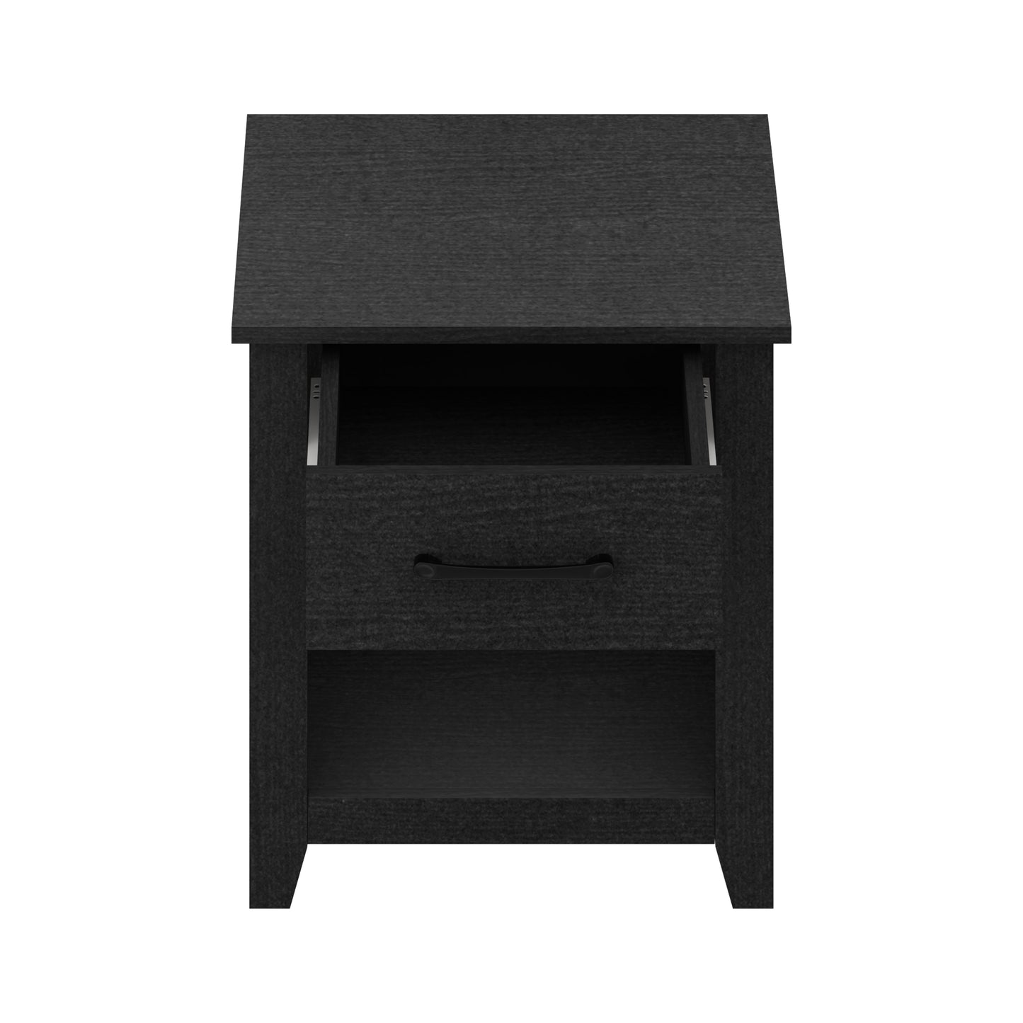 Galano Modern 1-Drawer Nightstand with Open Storage (Set of 2) 18.9" W × 16.5" D × 20.3" H