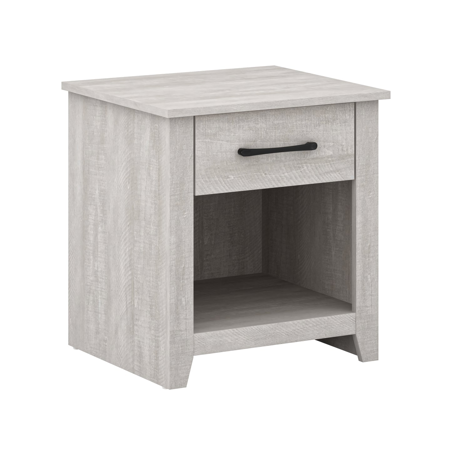 Galano Modern 1-Drawer Nightstand with Open Storage (Set of 2) 18.9" W × 16.5" D × 20.3" H