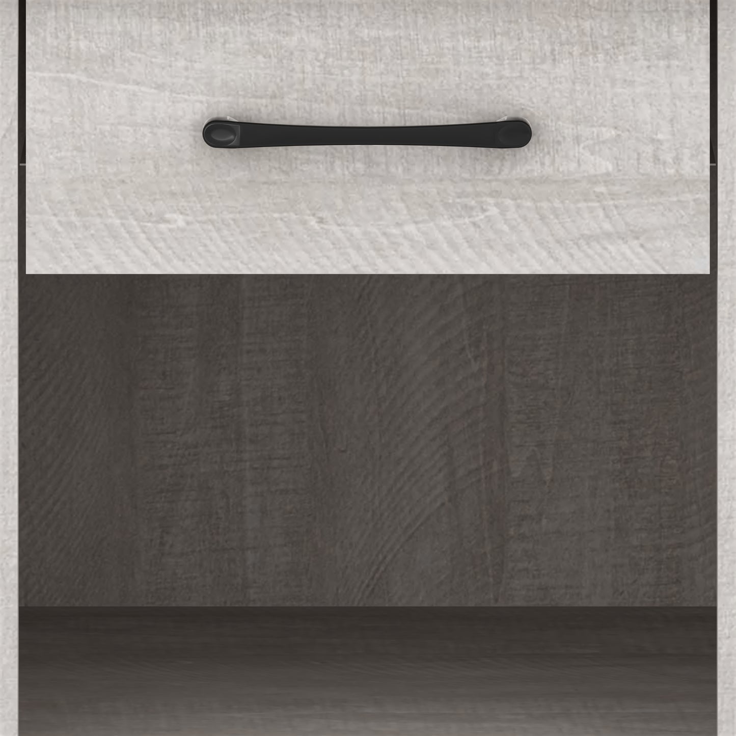 Galano Modern 1-Drawer Nightstand with Open Storage (Set of 2) 18.9" W × 16.5" D × 20.3" H