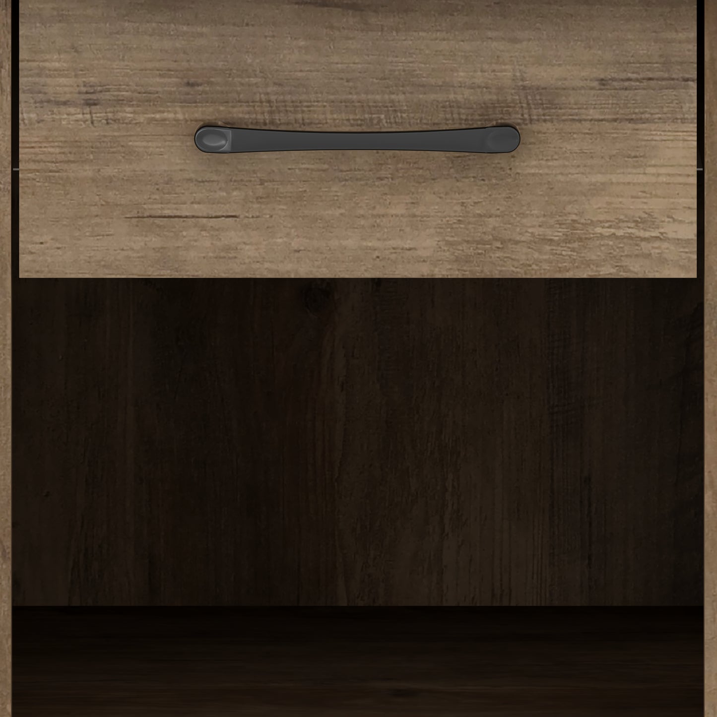 Galano Modern 1-Drawer Nightstand with Open Storage (Set of 2) 18.9" W × 16.5" D × 20.3" H