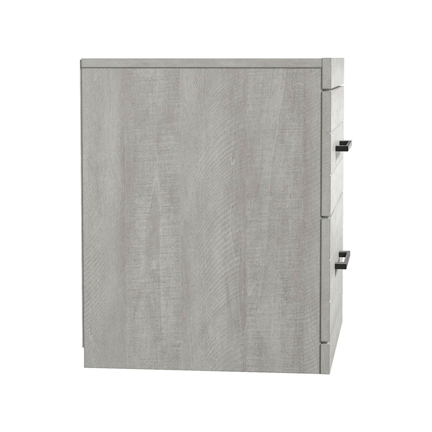 Galano Hamsper 2-Drawer Nightstand with Storage – Dusty Grey Oak