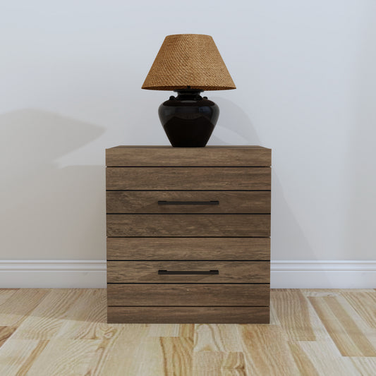 Galano Hamsper 2-Drawer Nightstand with Storage – Knotty Oak