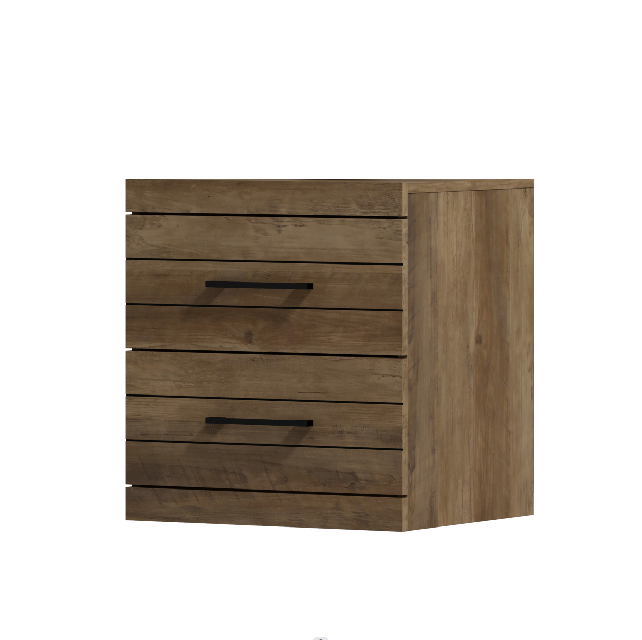 Galano Hamsper 2-Drawer Nightstand with Storage – Knotty Oak