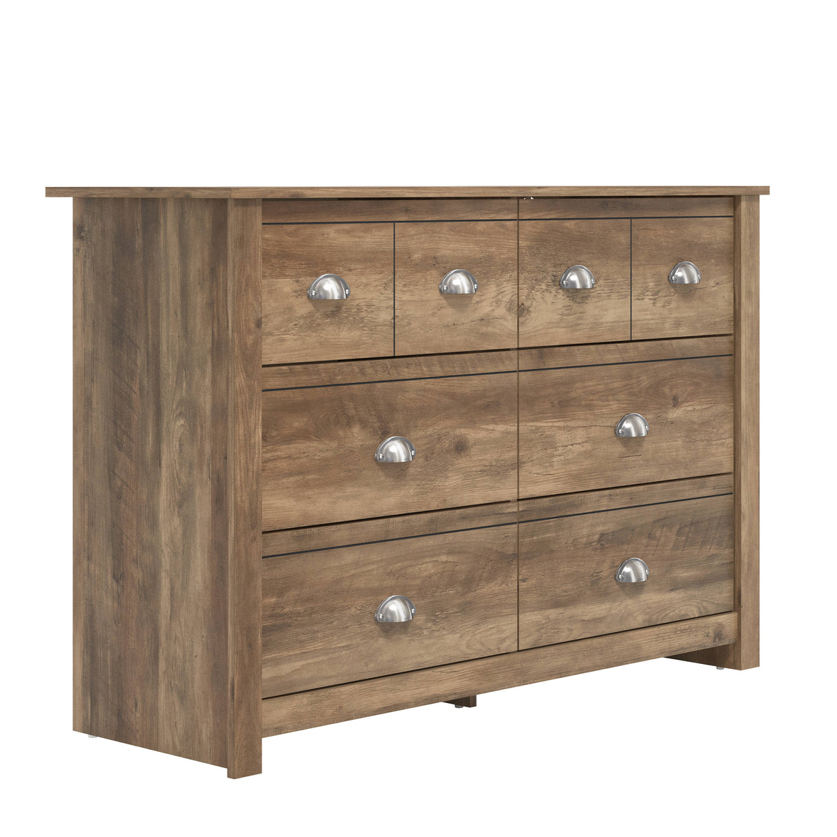GALANO 6-Drawer Double Dresser 46.1" Wide