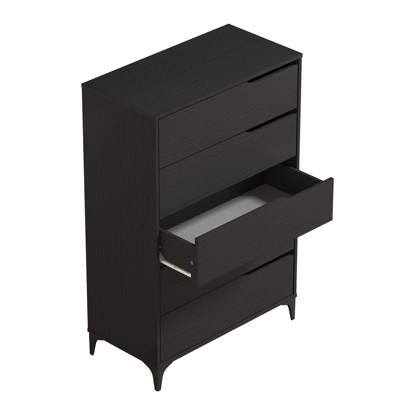 Galano 5-Drawer Dresser with Metal Slides 30.7" W × 15.6" D × 46.4" H
