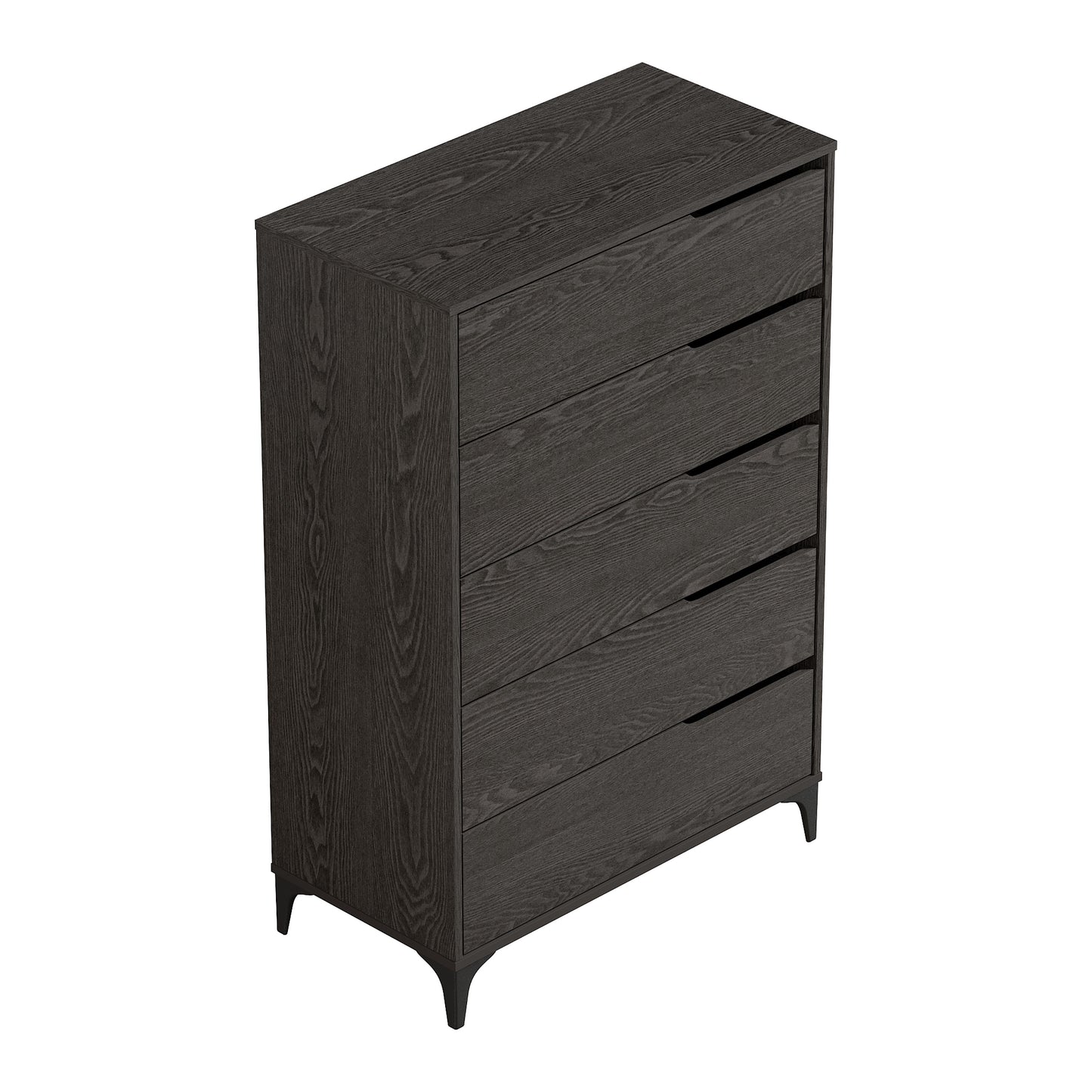 Galano 5-Drawer Dresser with Metal Slides 30.7" W × 15.6" D × 46.4" H