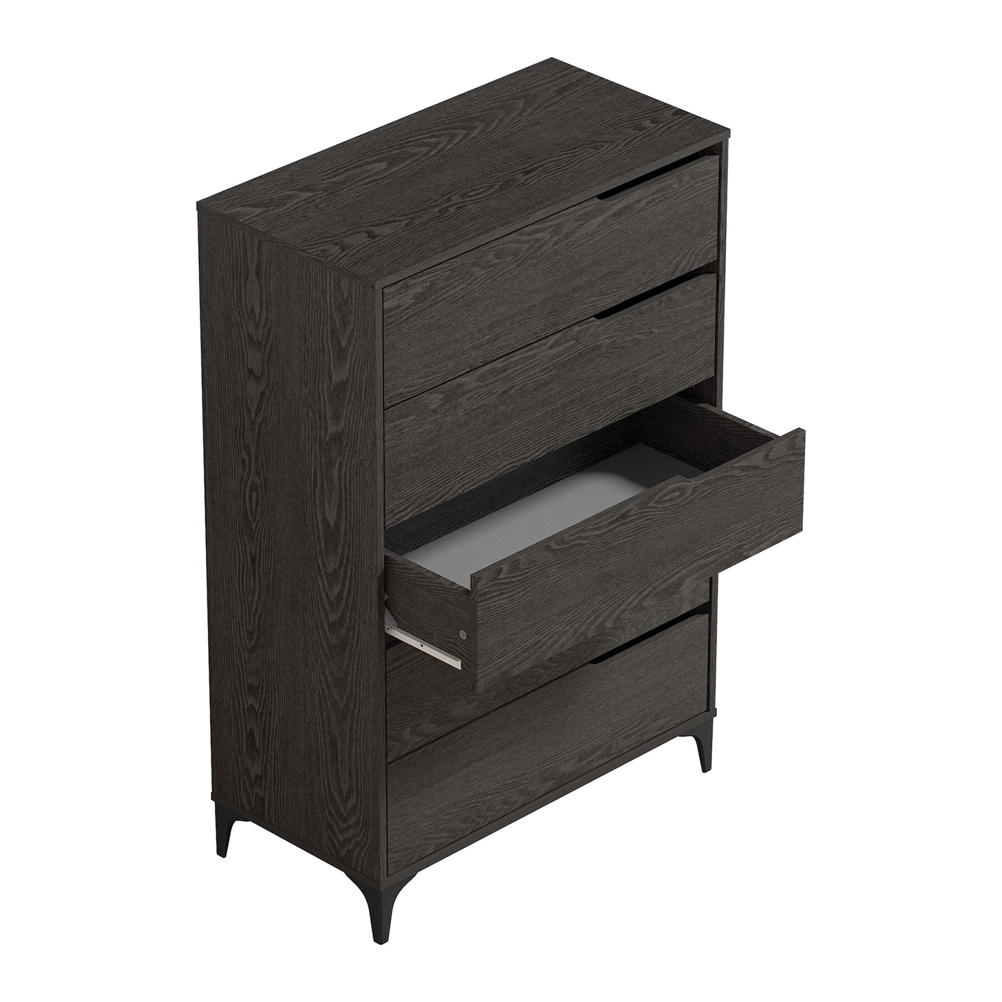 Galano 5-Drawer Dresser with Metal Slides 30.7" W × 15.6" D × 46.4" H