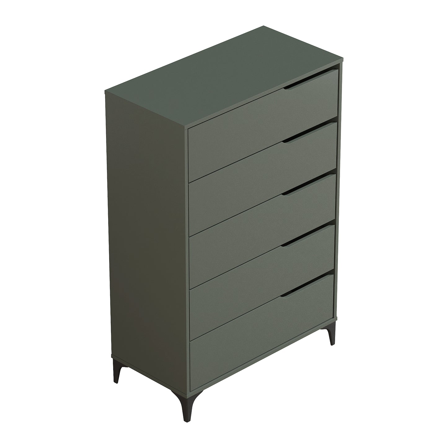 Galano 5-Drawer Dresser with Metal Slides 30.7" W × 15.6" D × 46.4" H