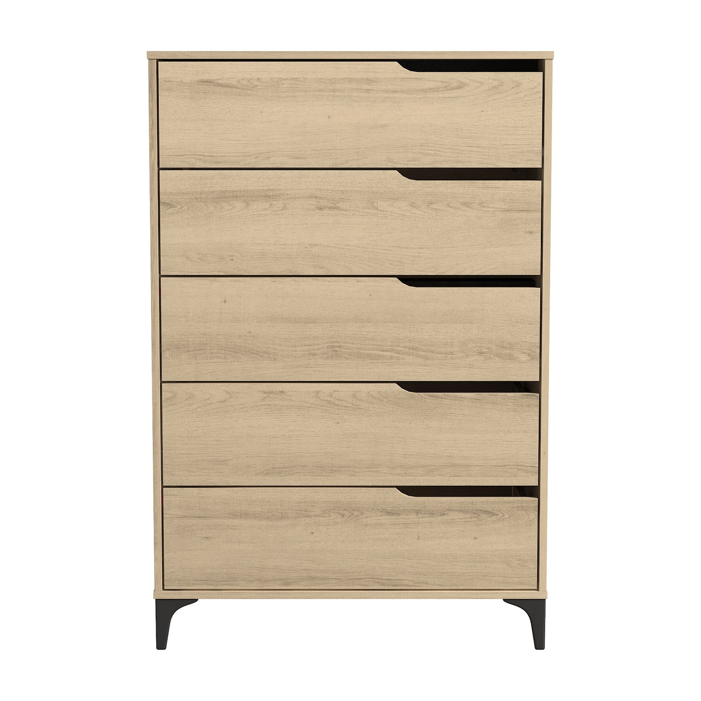 Galano 5-Drawer Dresser with Metal Slides 30.7" W × 15.6" D × 46.4" H