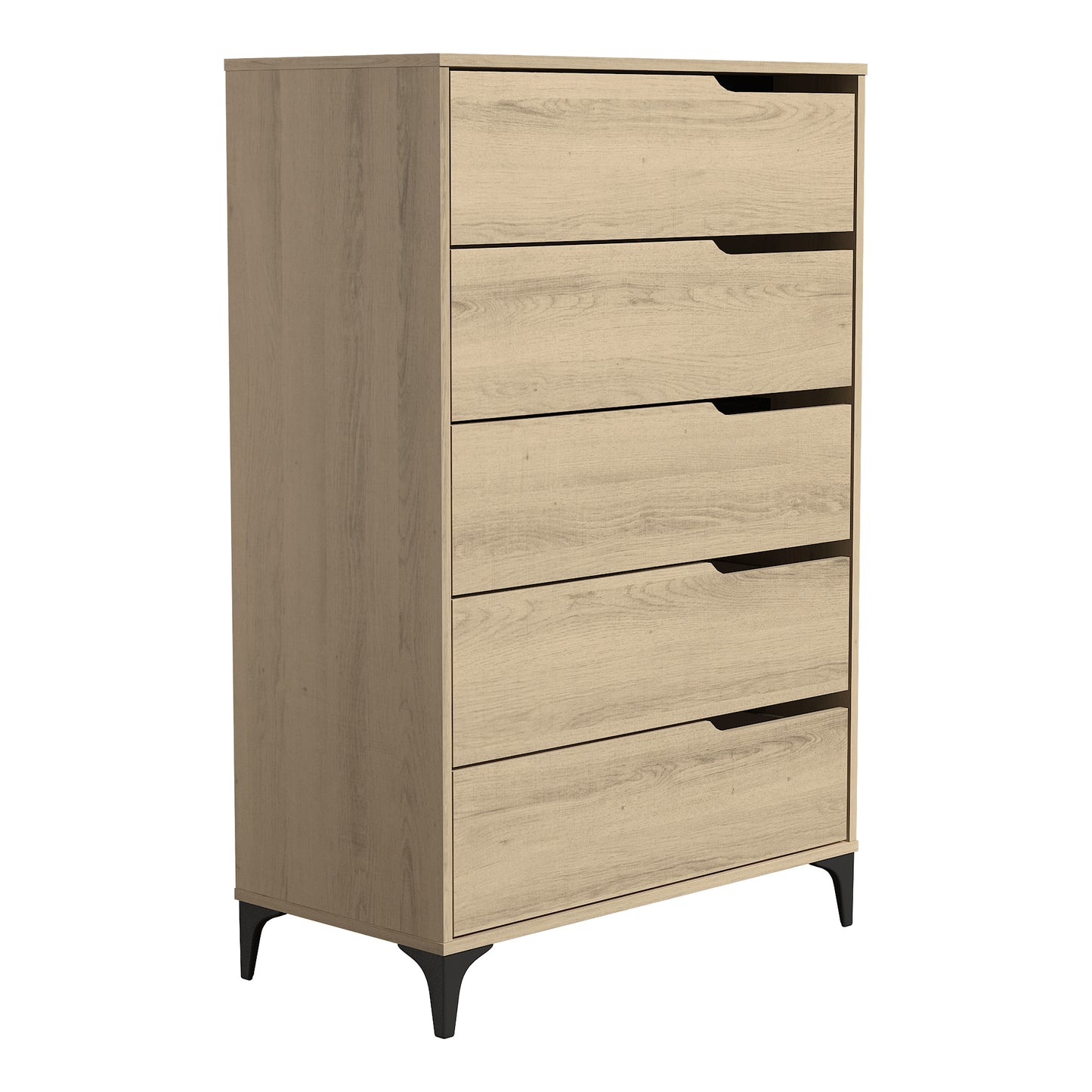 Galano 5-Drawer Dresser with Metal Slides 30.7" W × 15.6" D × 46.4" H