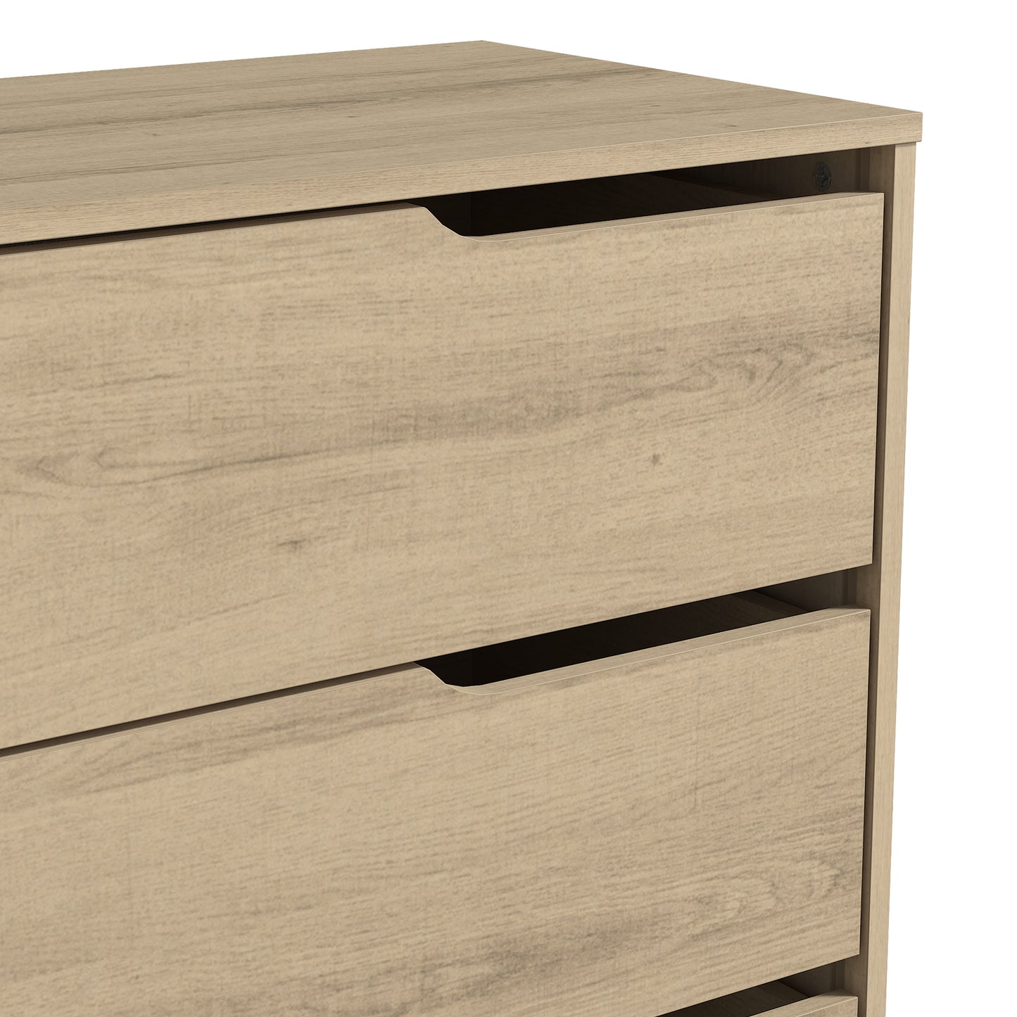 Galano 5-Drawer Dresser with Metal Slides 30.7" W × 15.6" D × 46.4" H