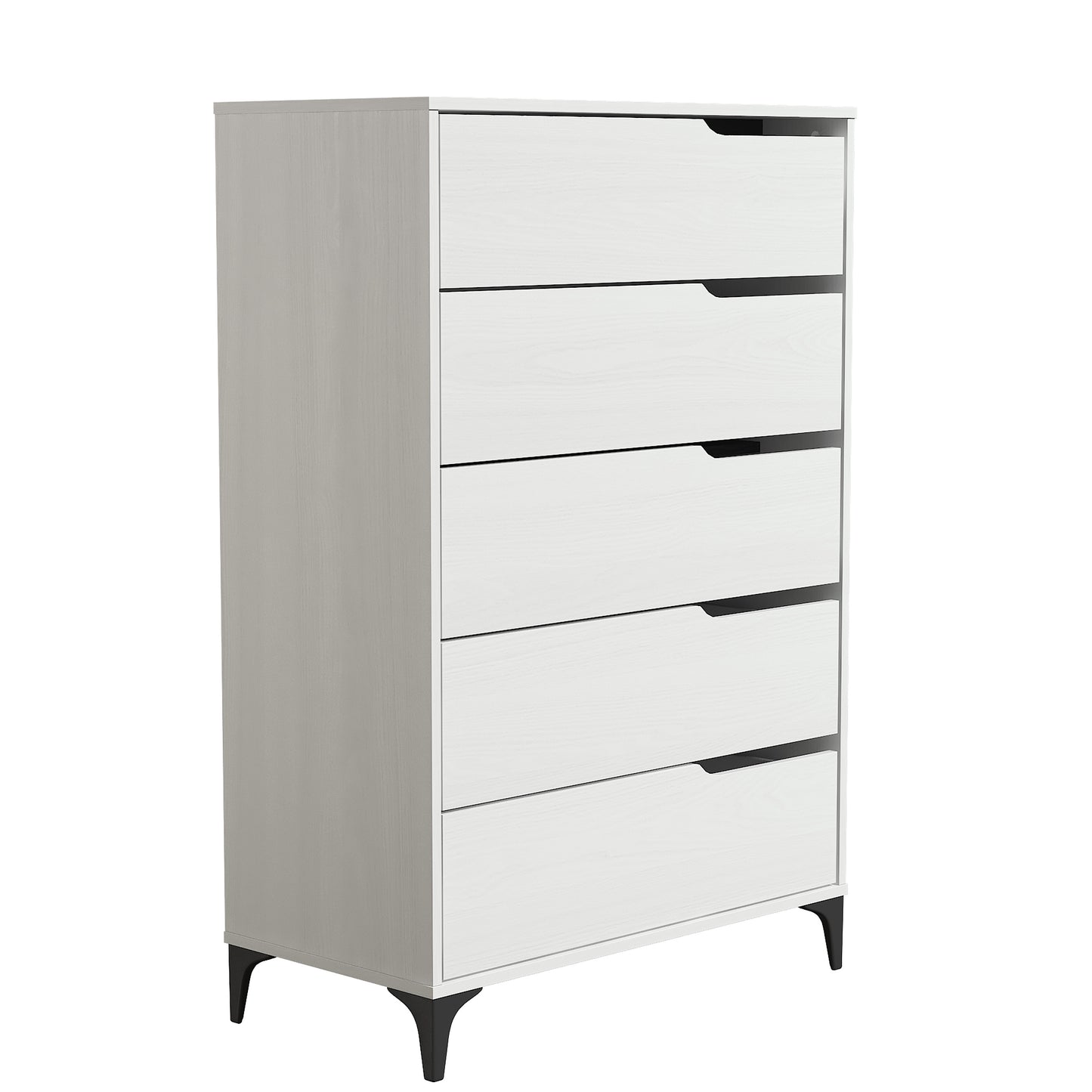 Galano 5-Drawer Dresser with Metal Slides 30.7" W × 15.6" D × 46.4" H