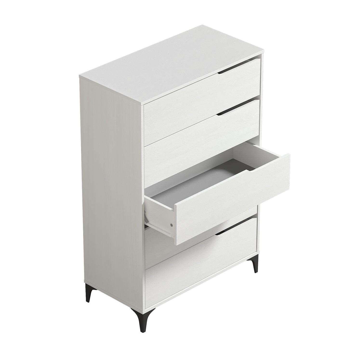 Galano 5-Drawer Dresser with Metal Slides 30.7" W × 15.6" D × 46.4" H