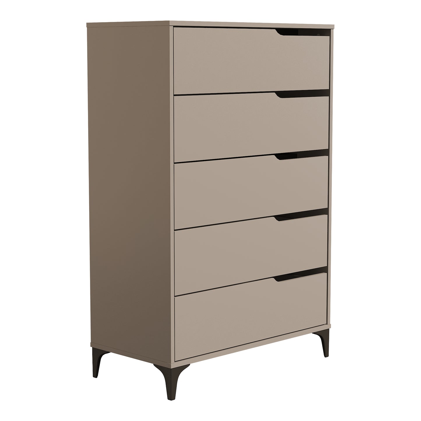 Galano 5-Drawer Dresser with Metal Slides 30.7" W × 15.6" D × 46.4" H