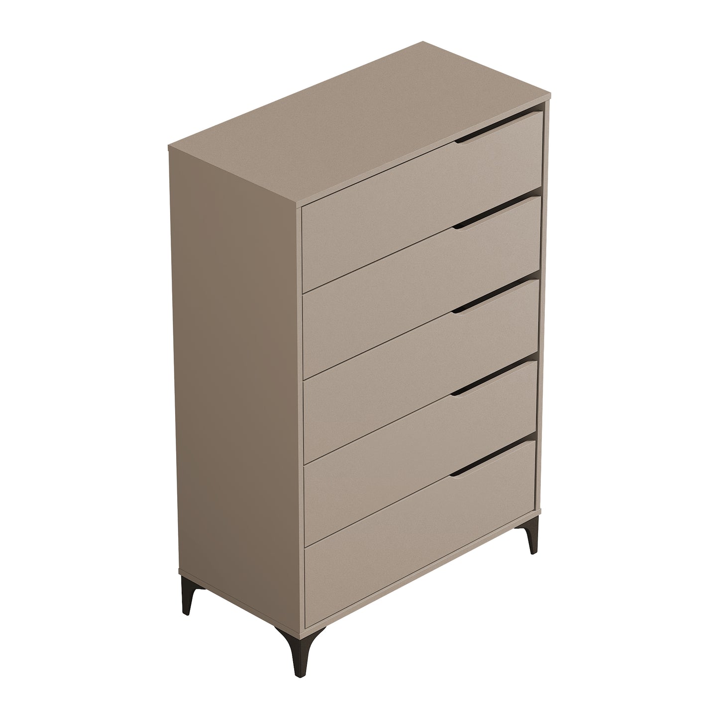 Galano 5-Drawer Dresser with Metal Slides 30.7" W × 15.6" D × 46.4" H