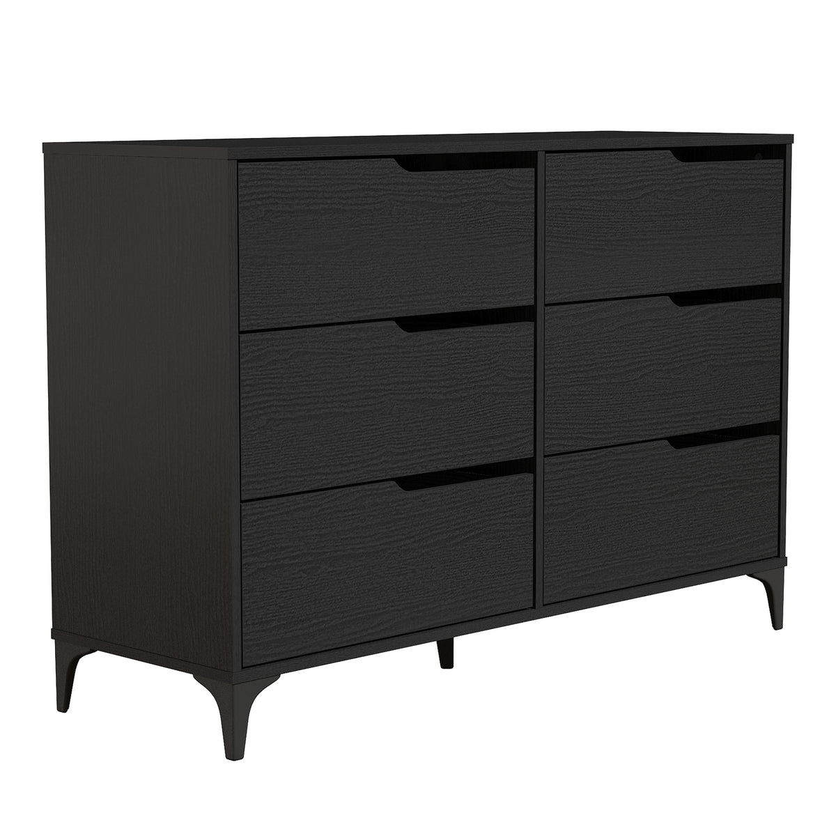 GALANO 6-Drawer Double Dresser 46.5" Wide