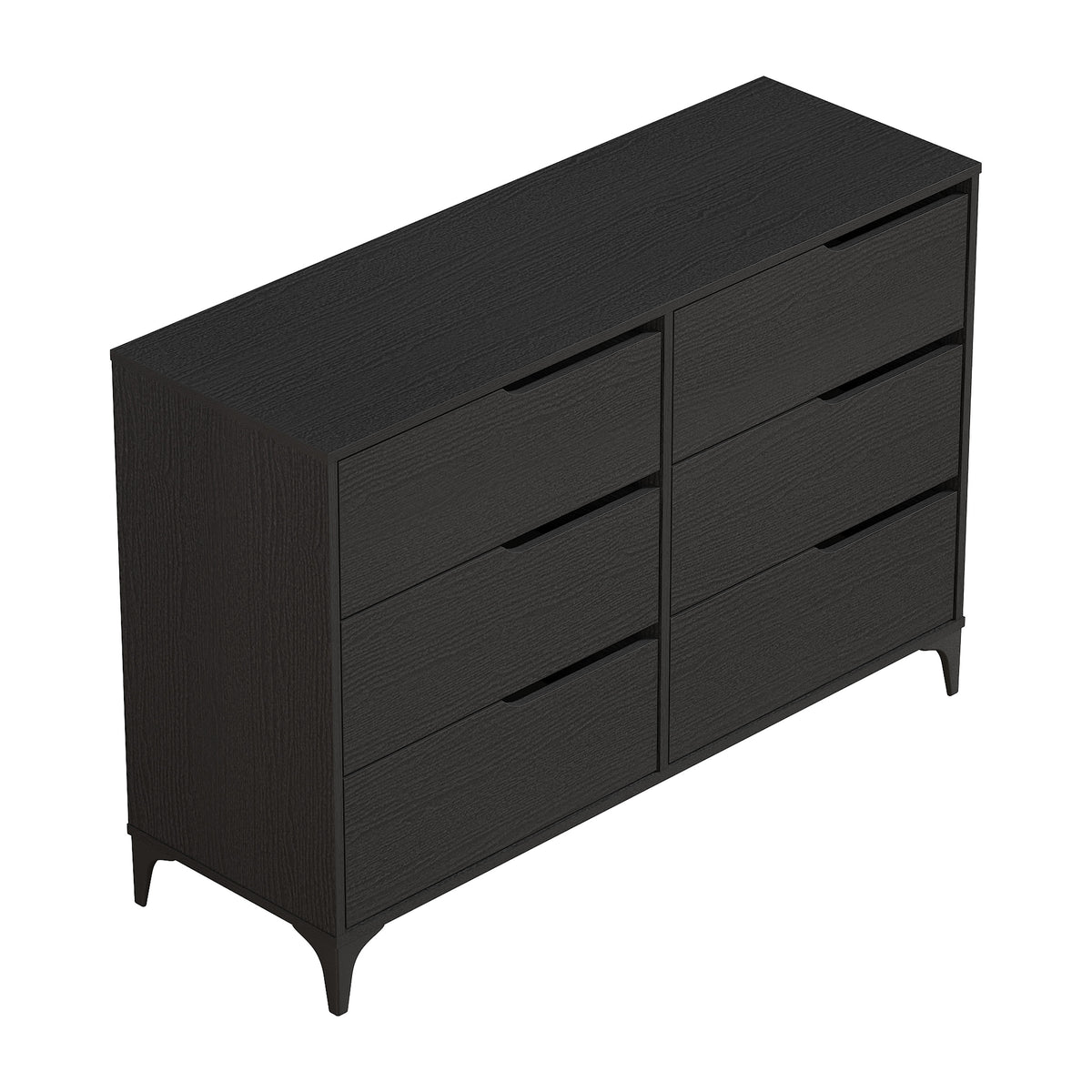 GALANO 6-Drawer Double Dresser 46.5" Wide