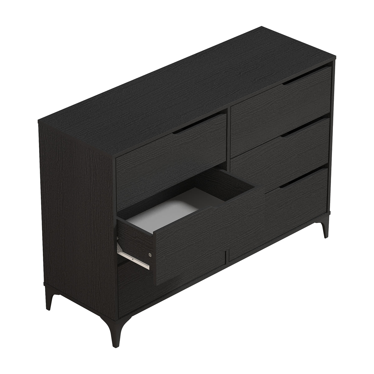 GALANO 6-Drawer Double Dresser 46.5" Wide
