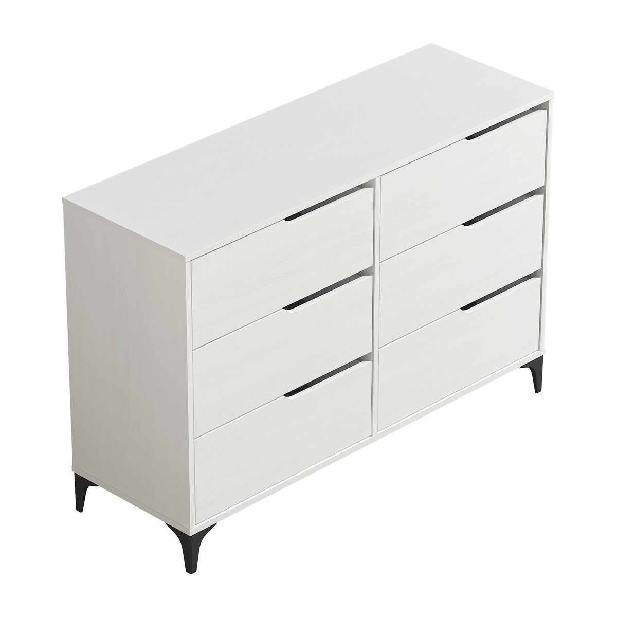GALANO 6-Drawer Double Dresser 46.5" Wide