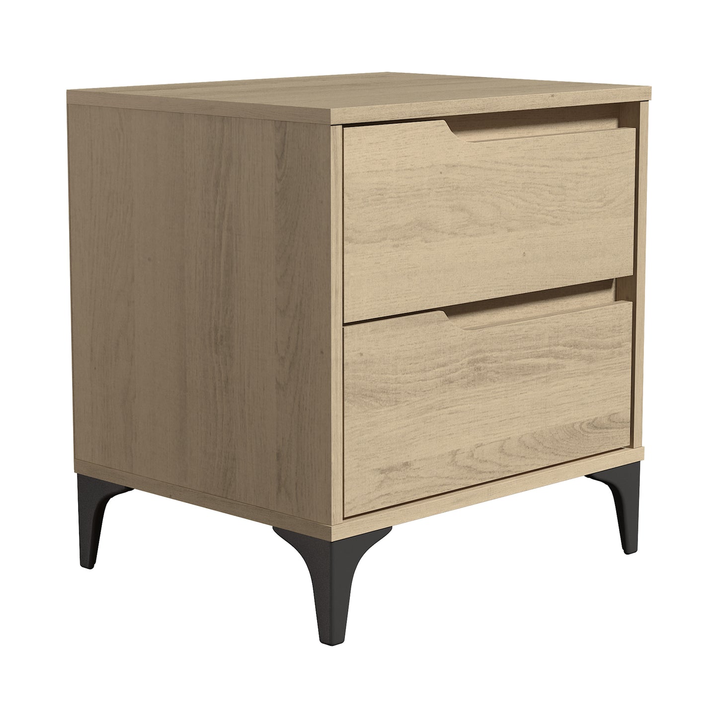 Galano Modern 2-Drawer Nightstand 18.9" W × 15.7" D × 20.3" H