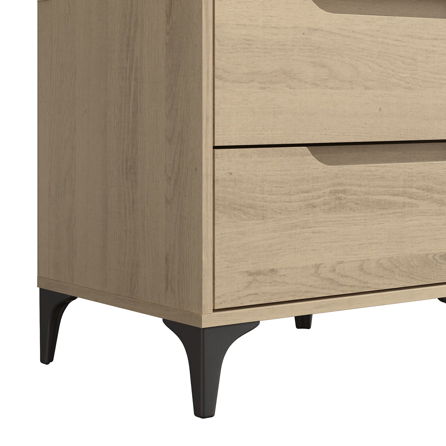 Galano Modern 2-Drawer Nightstand 18.9" W × 15.7" D × 20.3" H