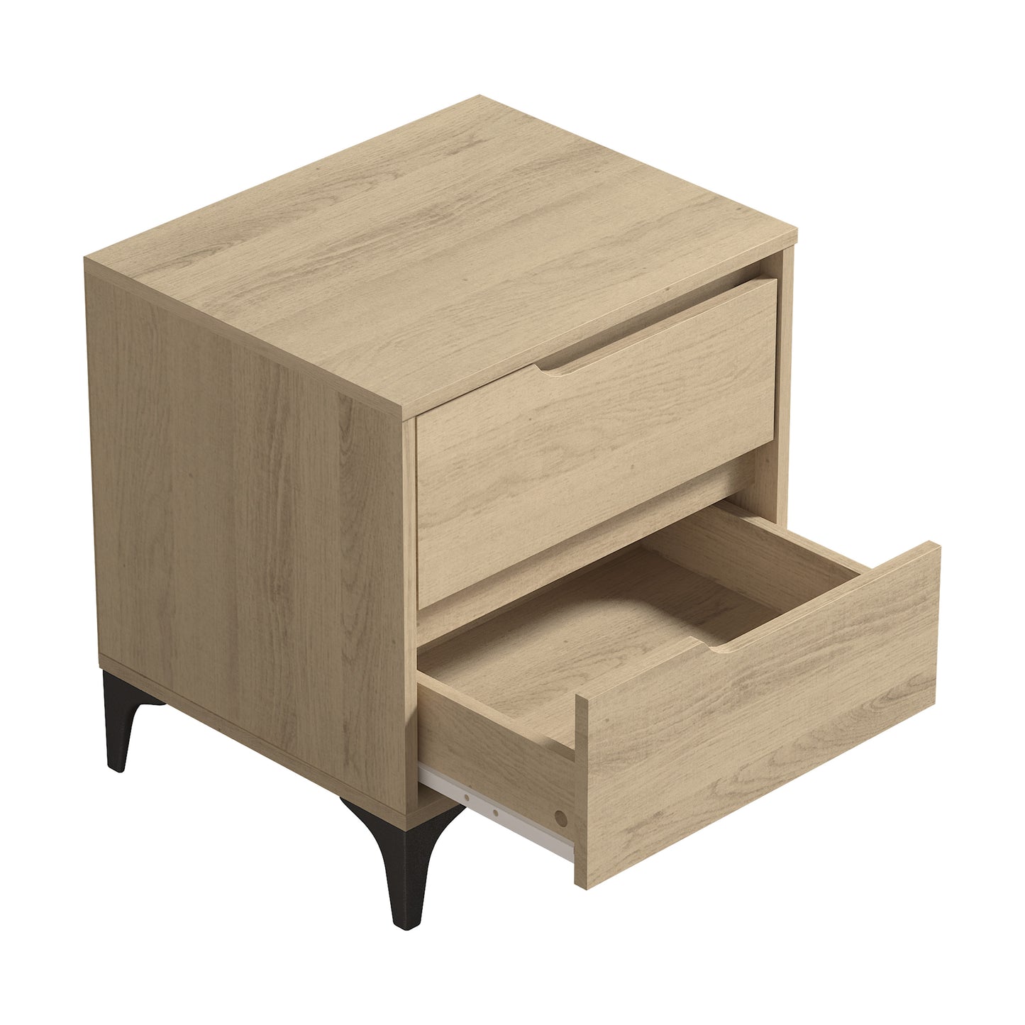 Galano Modern 2-Drawer Nightstand 18.9" W × 15.7" D × 20.3" H