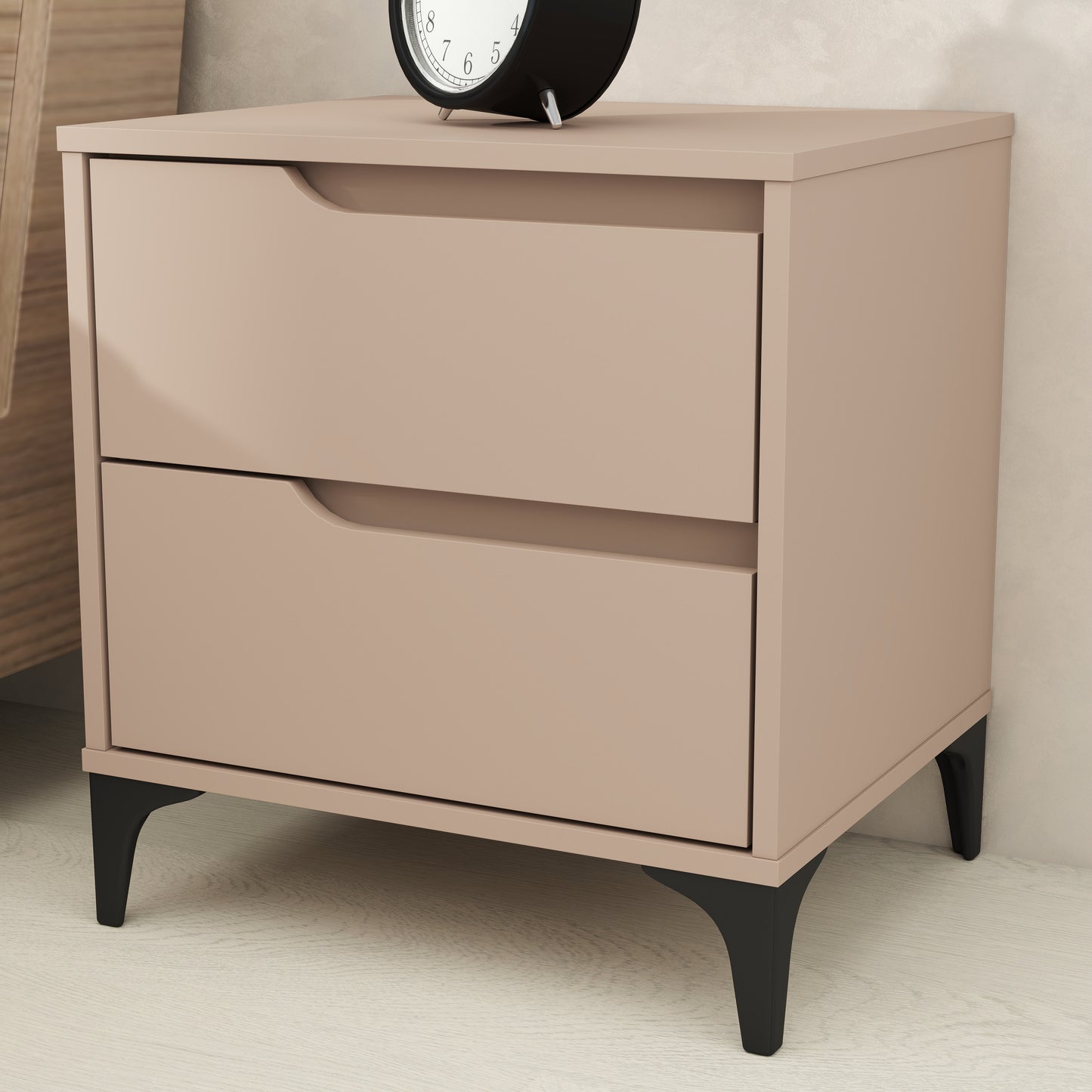 Galano Modern 2-Drawer Nightstand 18.9" W × 15.7" D × 20.3" H