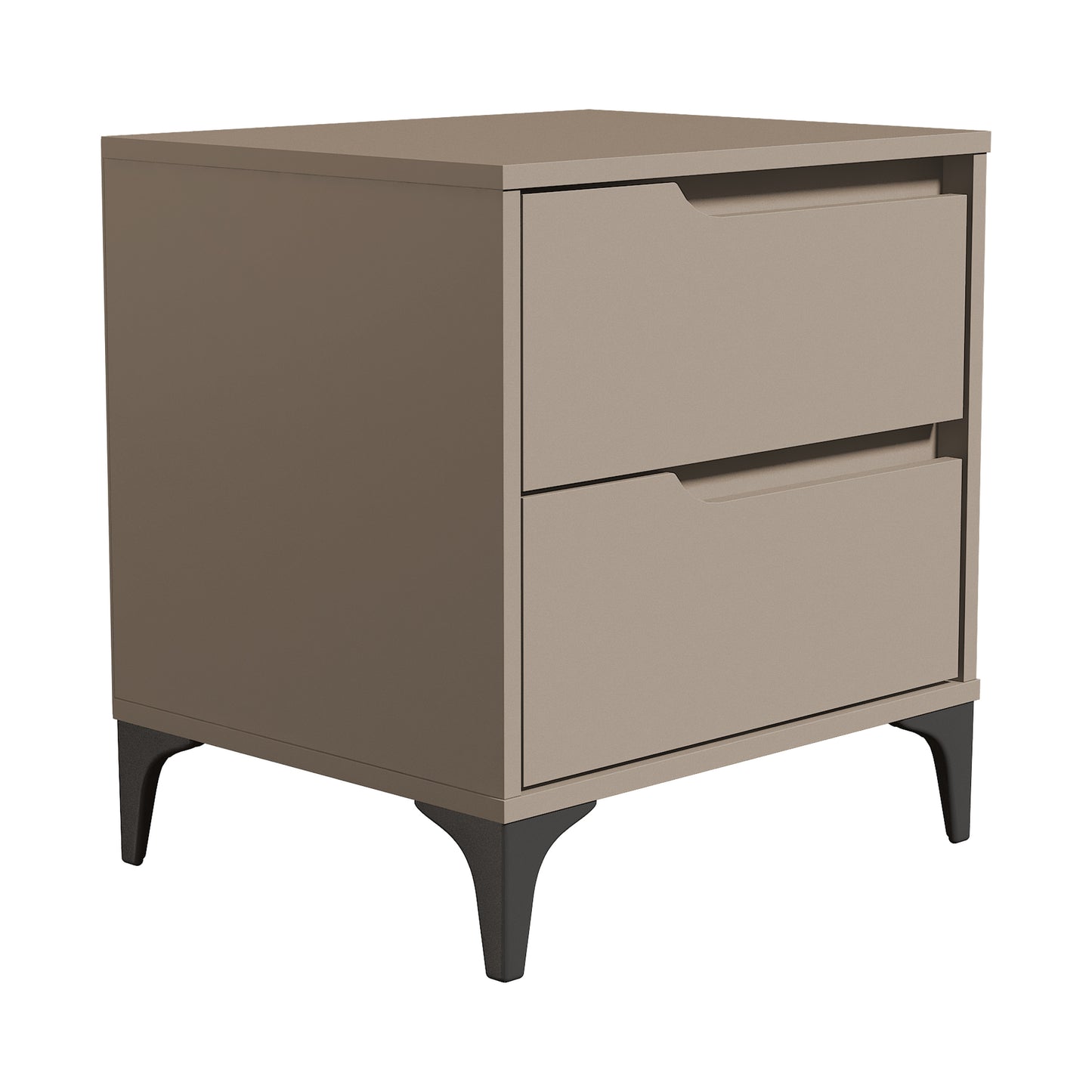 Galano Modern 2-Drawer Nightstand 18.9" W × 15.7" D × 20.3" H