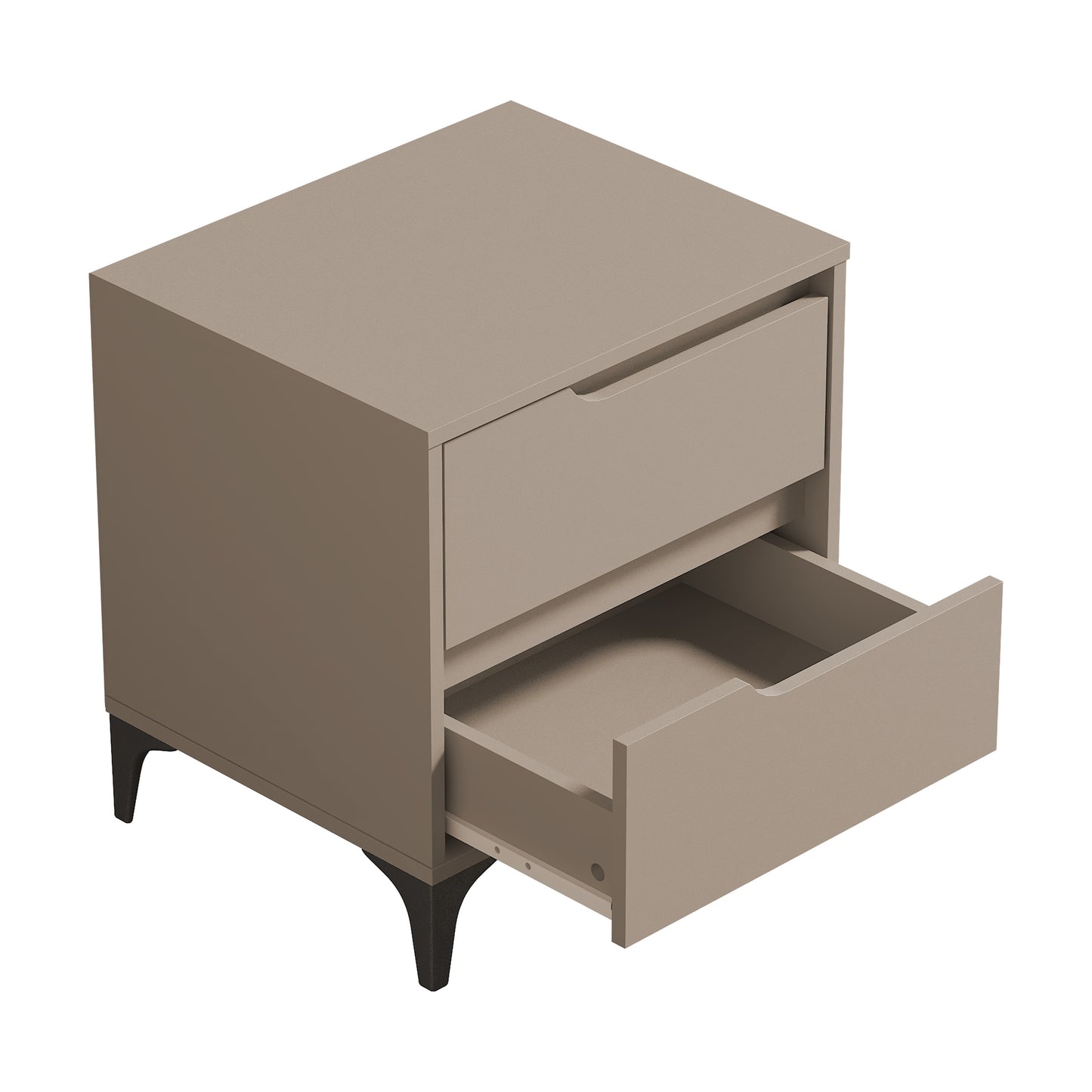 Galano Modern 2-Drawer Nightstand 18.9" W × 15.7" D × 20.3" H