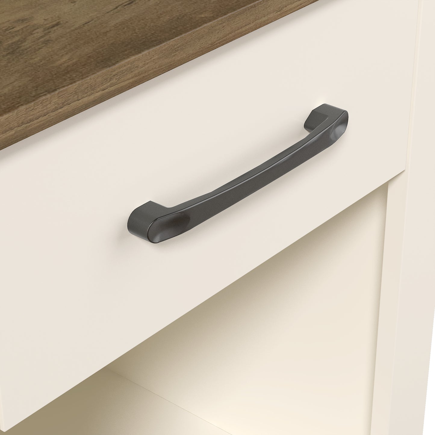 Galano Modern 1-Drawer Nightstand with Open Storage (Set of 2) 18.9" W × 16.5" D × 20.3" H