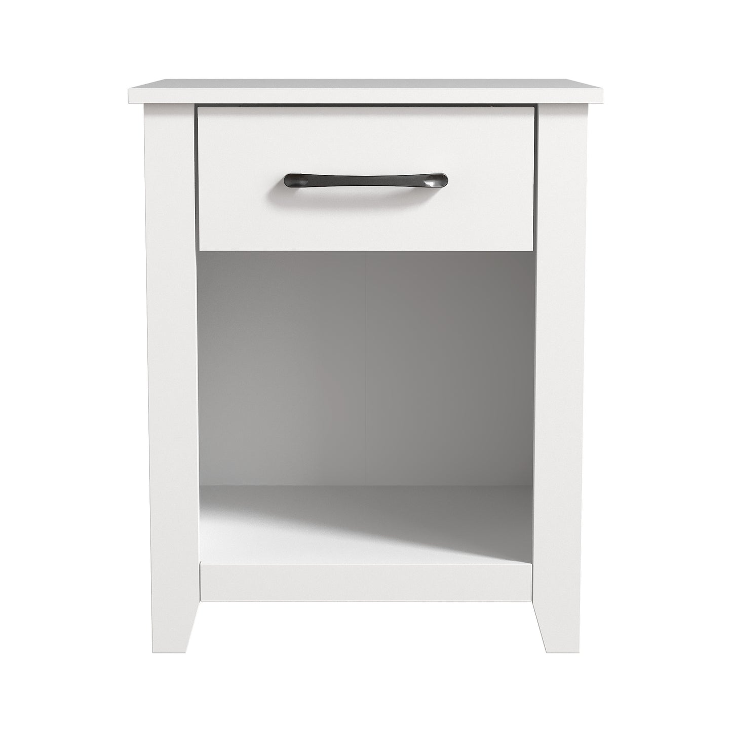 Galano Modern 1-Drawer Nightstand with Open Storage (Set of 2) 18.9" W × 16.5" D × 20.3" H