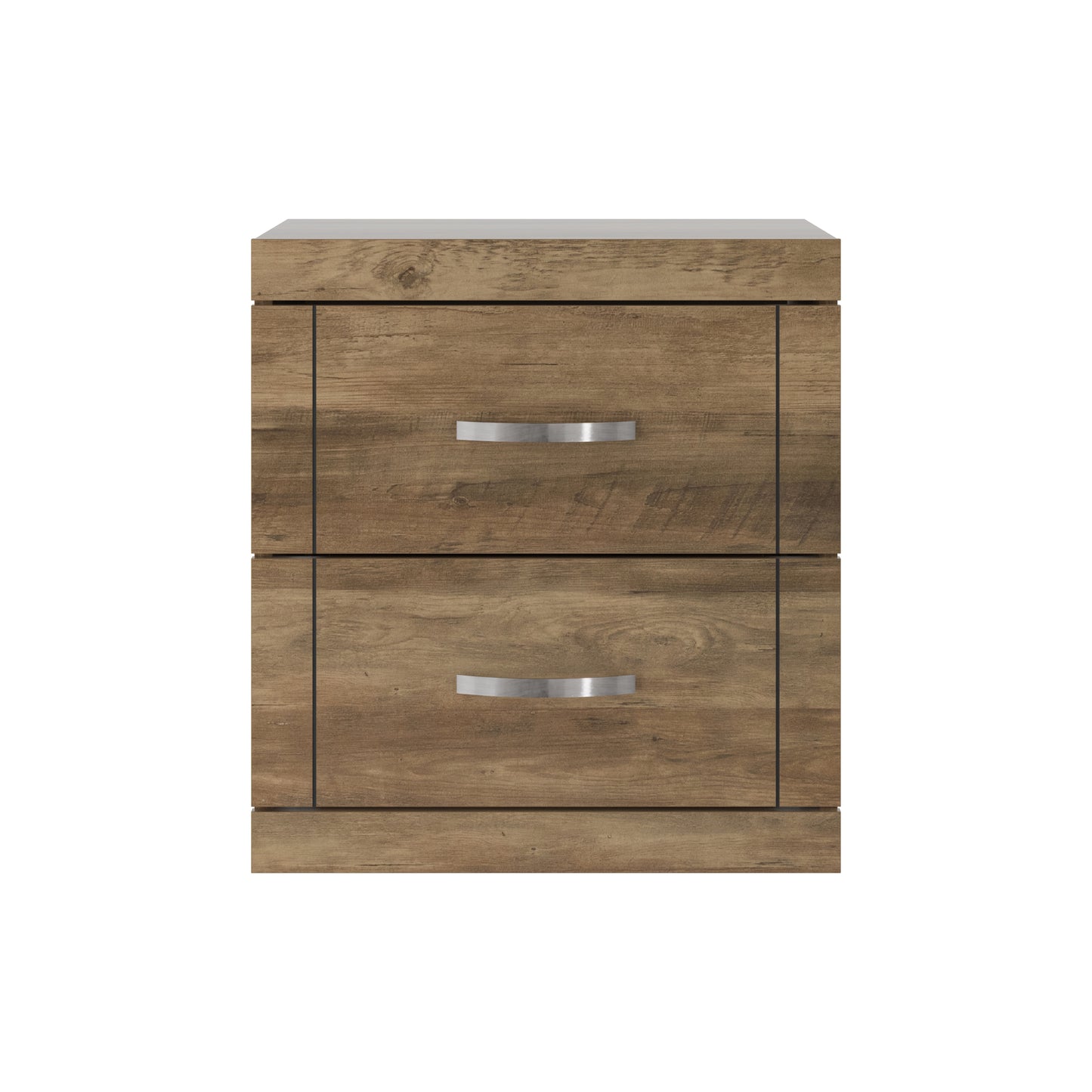 Galano Modern 2-Drawer Nightstand Set of 2 18.9" W × 16.3" D × 20.3" H