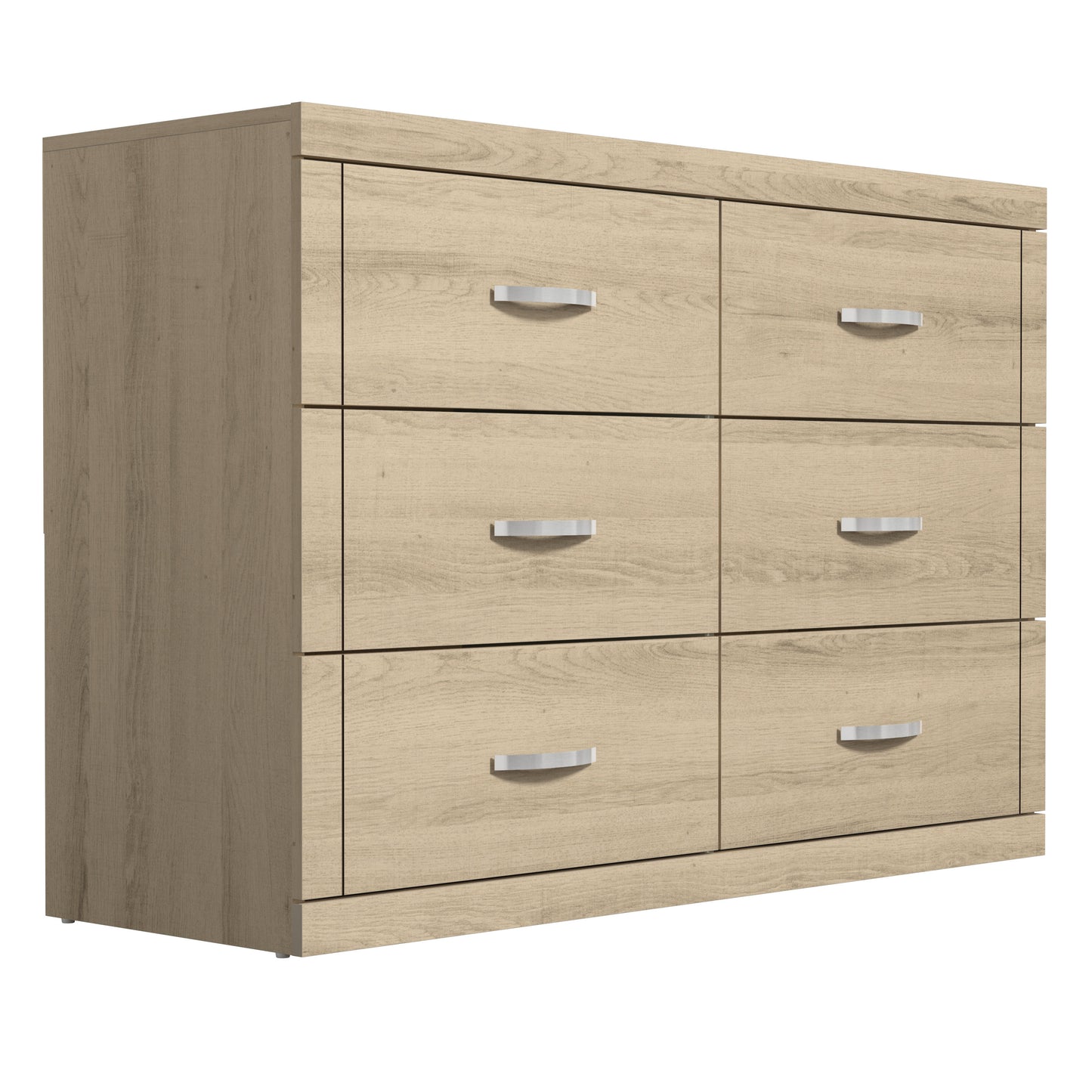 Galano 6-Drawer Double Dresser with Interlock Safety 46.5" W × 16.1" D × 31.0" H