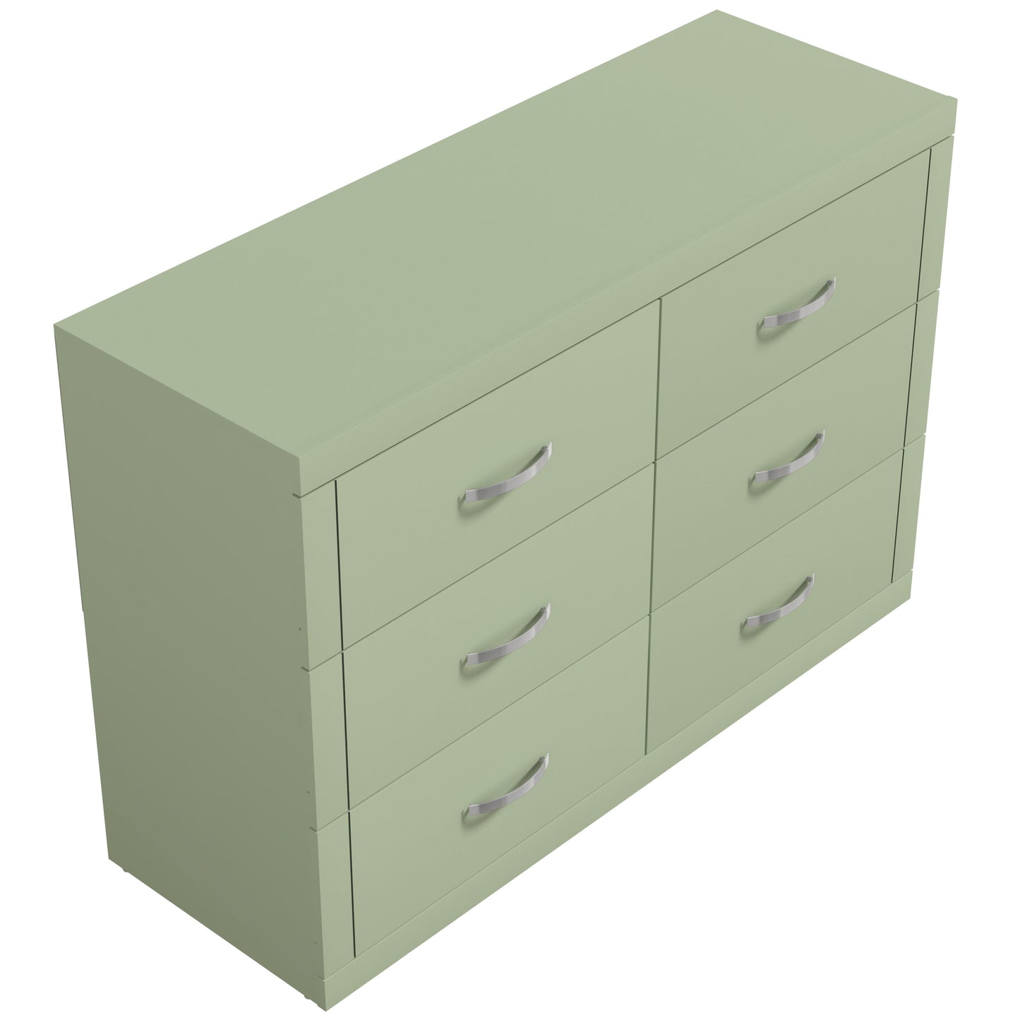 Galano 6-Drawer Double Dresser with Interlock Safety 46.5" W × 16.1" D × 31.0" H
