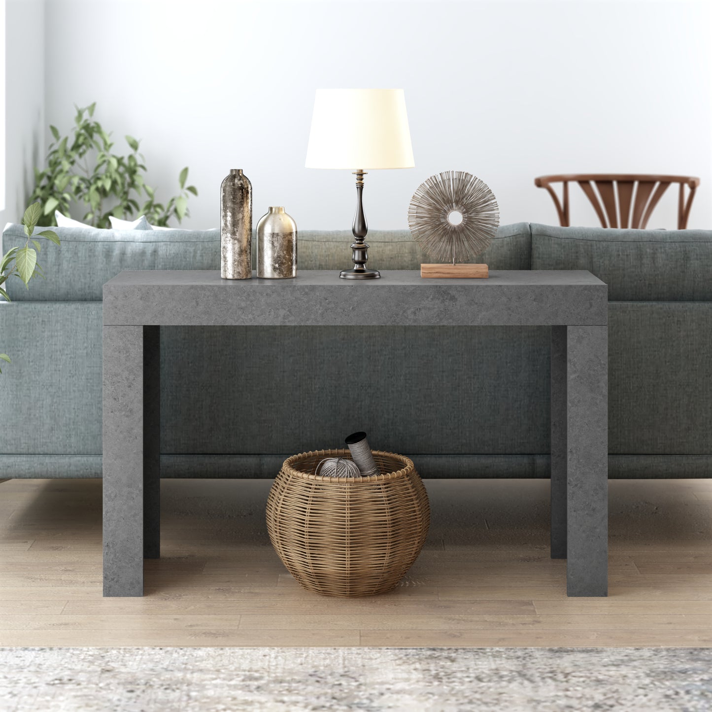 Galano Console Table with Slim Rectangular Top 46.9" W x 12.8" D x 29" H
